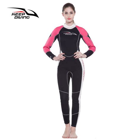 Mm Neoprene Scuba Diving Wetsuit For Women Diving Suit Colorful Diving
