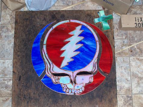 Grateful Dead Stained Glass