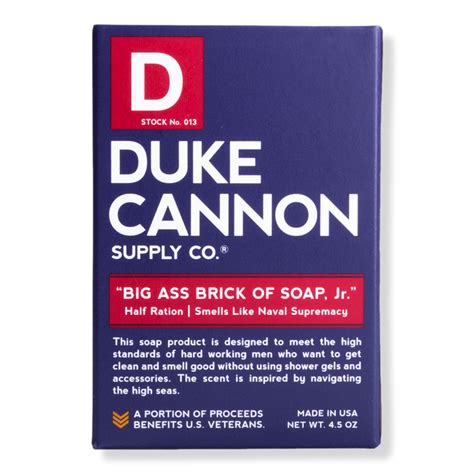 Big Ass Brick Of Soap Jr Naval Diplomacy Duke Cannon Supply Co