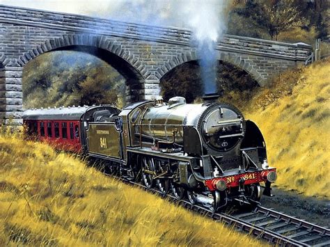 Southern 841 Steam Locomotive Painting By Howard Fogg 3 Howardfogg