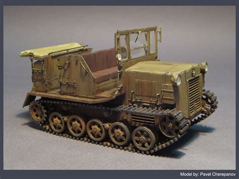 Трактор Type 98 Shi Ke — Каропкару — стендовые модели военная миниатюра