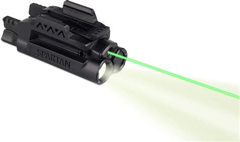 Lasermax Spartan Adjustable Rail Mounted Laserlight Combo Green Sps