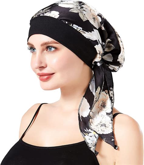 Everkeen Chemo Turban Chemo Headwear For Women Cancer Cap Hat Headwrap