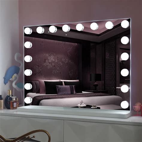 Inexpensive Large Size Led Mirror With 1518pcs Light Bulb Hollywood
