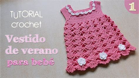Como Tejer Vestido A Crochet Para Bebe 1 2 ViYoutube
