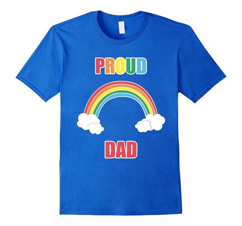 Proud DAD Ally LGBT LGBTQ LGBTQIA Pride Support T Shirt LVS Loveshirt
