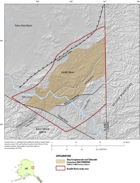 Map Of The Us Geological Survey Storage Assessment Unit Sau