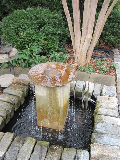 Copper Birdbath From Costco Into A Fountain Garden Fountains Water