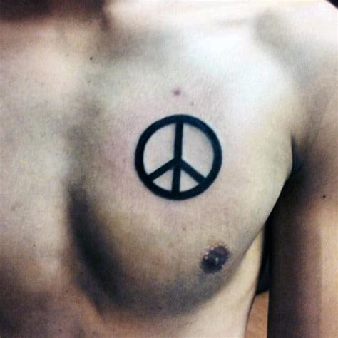 70 Peace Sign Tattoos For Men Symbolic Ink Design Ideas