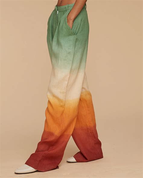 Spice Gradient Rooted Slouched Pant Fashion Slouch Pants Clothes