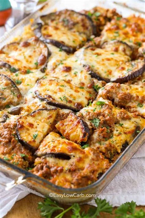This Cheesy Eggplant Lasagna Is The Perfect Low Carb Meal Comfort Food