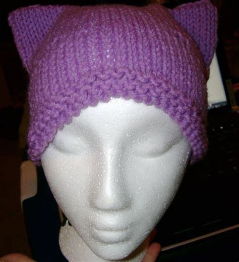 The Easiest Kitty Hat You Will Ever Knit Loom Knit Hat Loom