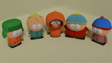 Salıncak Konsey Bir Trend Var South Park 3d Models Bilgisayar Uyumlu
