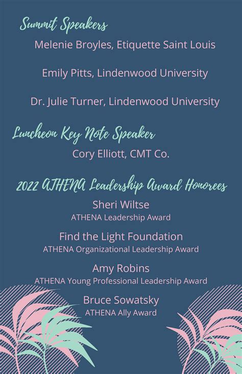 ATHENA Leadership Awards Summit & Luncheon - ATHENA Leadership Foundation