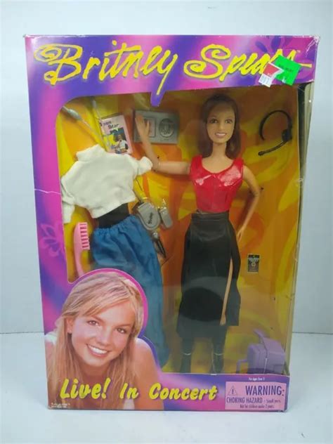 Vintage Britney Spears Doll Live In Concert 2000 Play Along 20100 Rare Nrfb 23079 Picclick