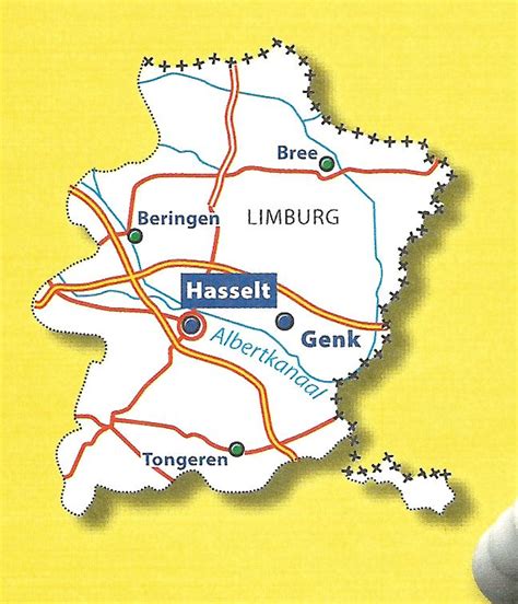 Wegenkaart Landkaart 375 Limburg Michelin 9782067185326