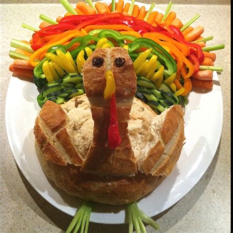Pictures Of A Vegetable Platter Shaped Like A Turkey My Version Of A
