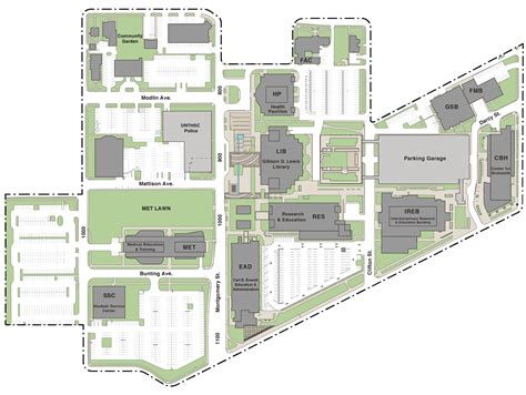 University Of North Texas Campus Map Dakota Map