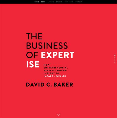 The Business Of Expertise Website On Behance