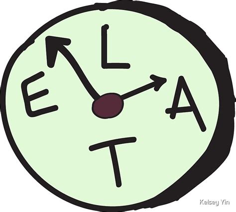 Late Clock By Kelsey Yin Redbubble