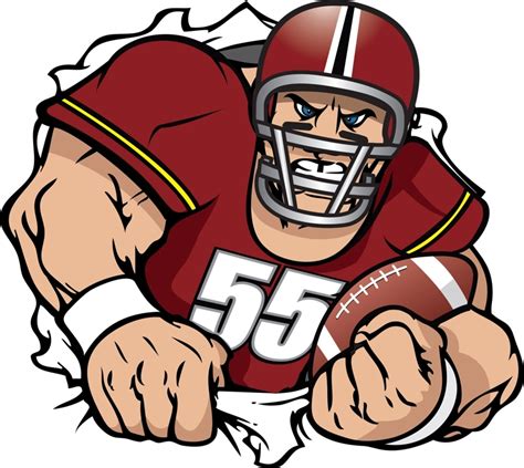 Football Players Clip Art Library