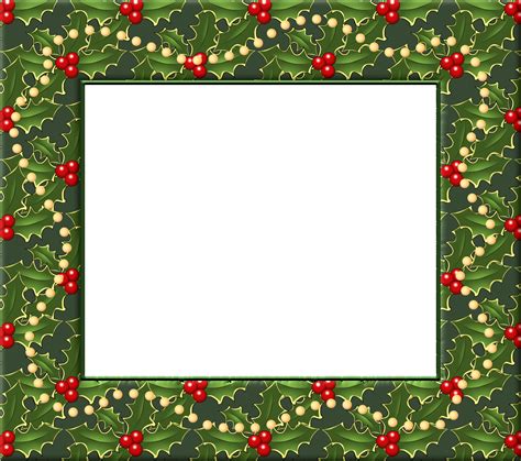 Christmas Borders And Frames Png Transparent Background Free Download