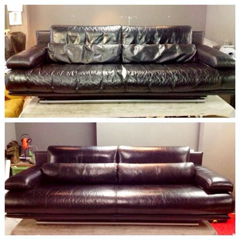 By rolf benz, kein designer. Rolf Benz 6500 sofa before and after restauration.