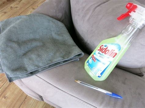 Gerüche mit hausmittel aus sofa entfernen: Kugelschreiber auf Microfaser-Sofa | Microfaser sofa ...