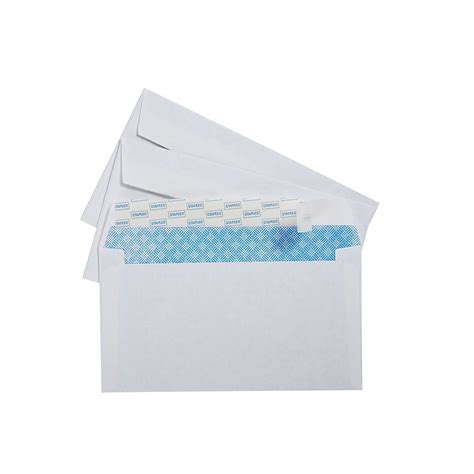 Staples Easyclose Security Tint 6 34 Envelopes 100box 50313