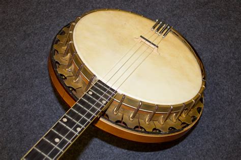 Vega Professional Tenor Banjo W Custom Gold Plate Hardware C 1928
