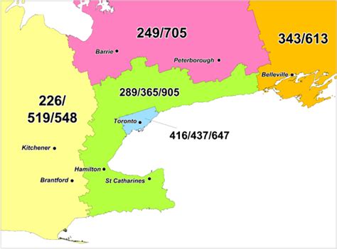 564 Area Code Map