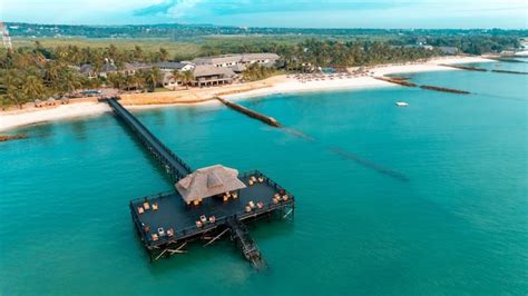 Premium Photo Aerial View Of Exotic Tanzania With Luxury Resort And