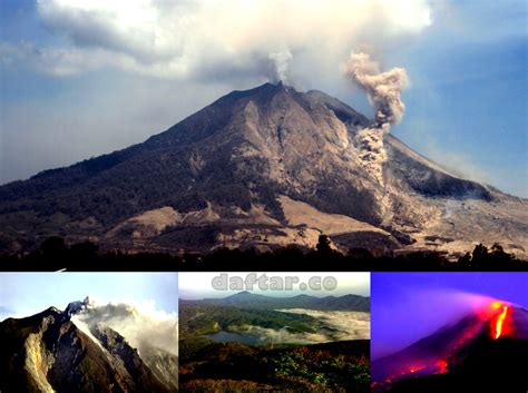 Erupsi kecil dari gunung yang tingginya 2.460 meter tersebut mulai terjadi 2013. Gunung Sinabung | DAFTAR.CO