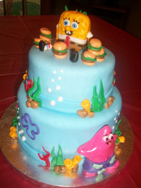 Sweet Pea Cake Company Spongebob Squarepants Cake