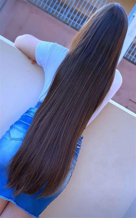 Pin By Keith On Beautiful Long Straight Brown Hair Long Silky Hair Extremely Long Hair