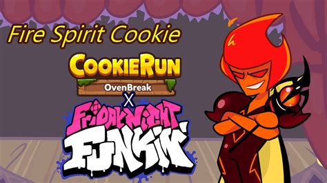 Friday Night Funkin X Cookie Run Fire Spirit Cookie Youtube