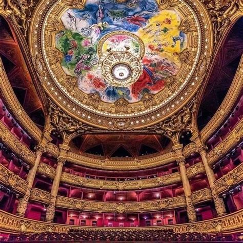 58 x 58 cm drawing measures: Chagall ceiling of l'Opera Garnier in Paris. in 2020 ...