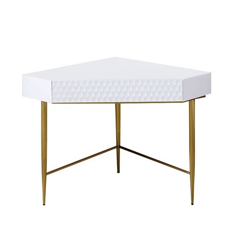 Luxury Modern Corner Dressing Vanity Table Set with Drawer ...
