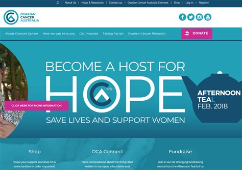 Signs and symptoms of ovarian cancer may include: Principals Rebrands Ovarian Cancer Australia - B&T