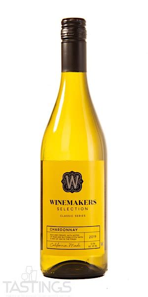 Winemakers Selection 2019 Chardonnay California Usa Wine Review Tastings