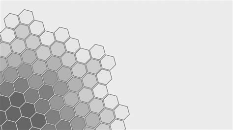Minimalism Geometry Hexagon Simple Background Monochrome White