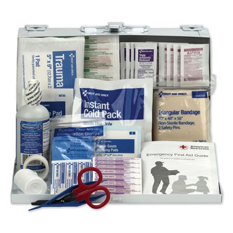 Fao224u First Aid Only™ 224 U First Aid Kit For 25 People 104 Pieces