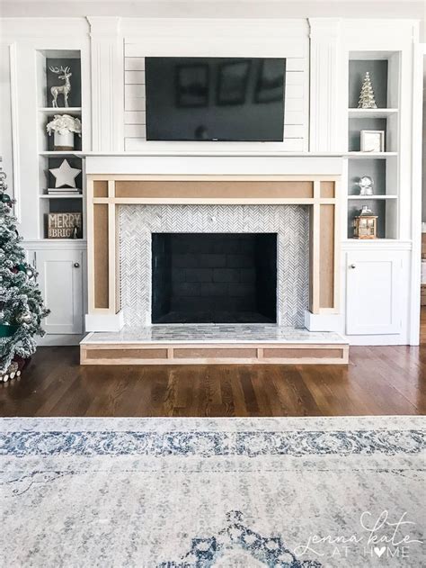 Learn How Easy It Is To Build A Simple Fireplace Surround And Mantel