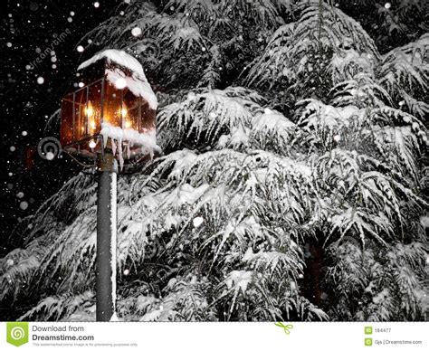 Beautiful Snowy Winter Scene Stock Image Image Of
