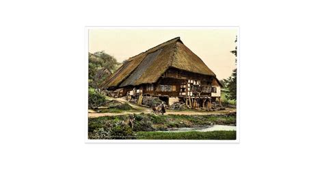 A Peasants House Black Forest Baden Germany Ra Postcard Zazzle