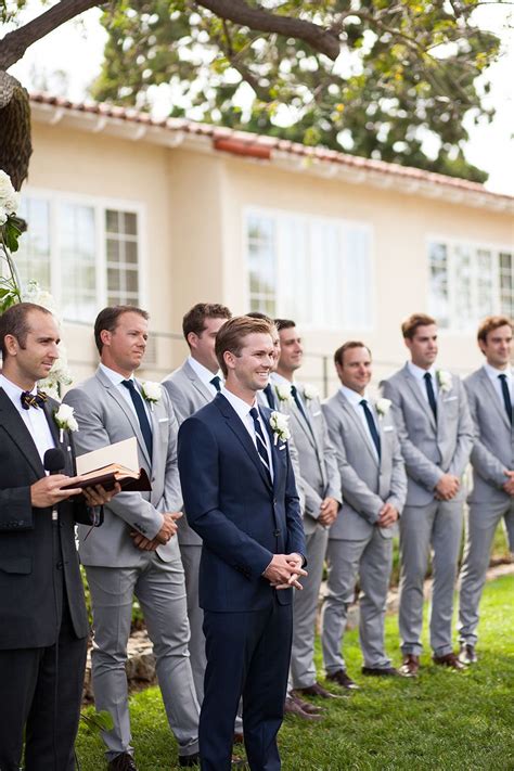 Navy Blue And Grey Wedding Suits The Perfect Combination For A Stylish