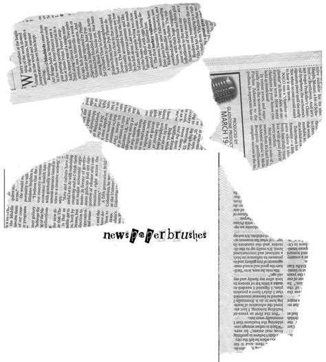 Ripped Newspaper Png Aesthetic Jawel Home Ideas
