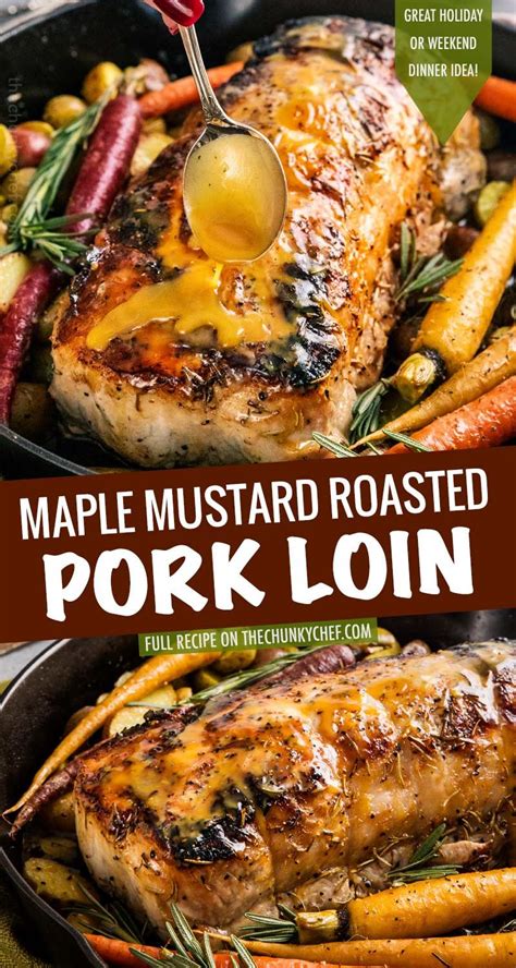 Smoked pork loin with summer spice dry rub. This Maple Mustard Roasted Pork Loin is SO moist and ...