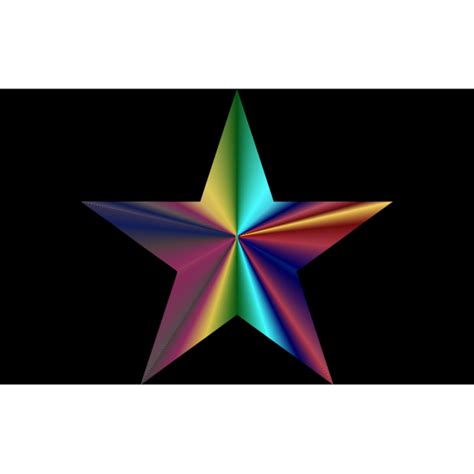 Psychedelic Star Free Svg
