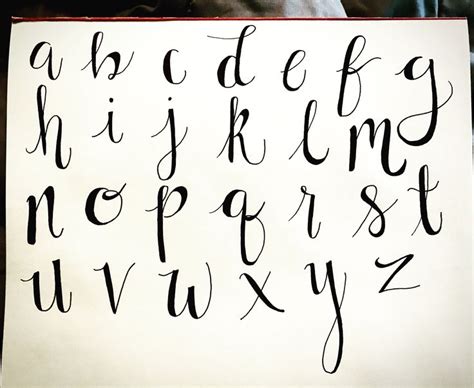 Best 25 Modern Calligraphy Alphabet Ideas On Pinterest Calligraphy